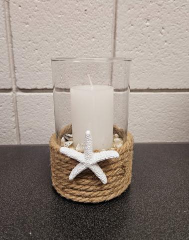 Make & Take: Beachy Candle Holder Picture