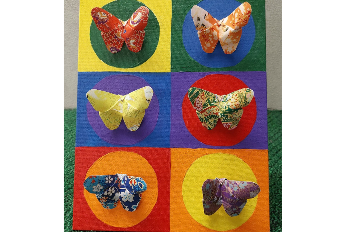 3D Origami Butterflies