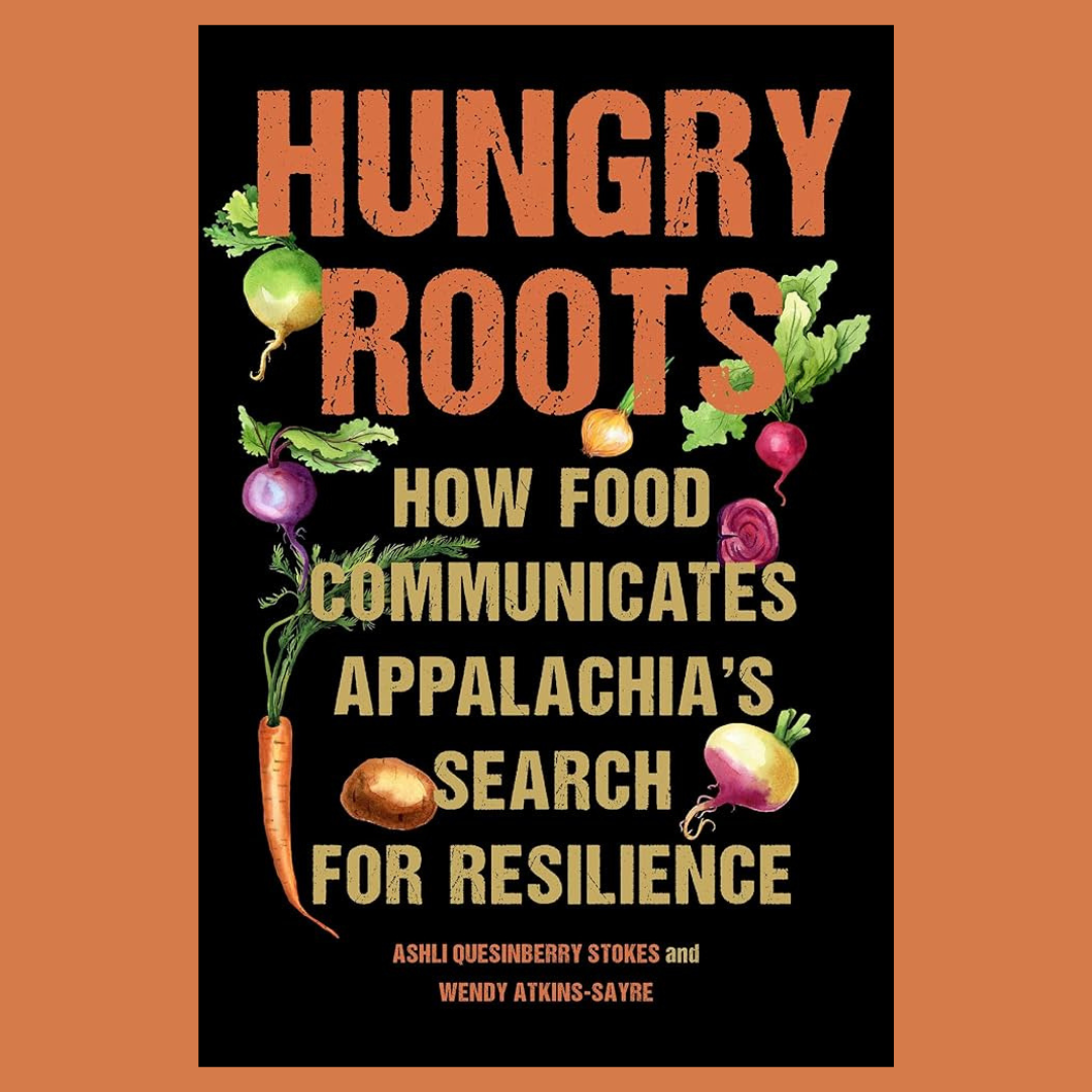 Cover of Hungry Roots showing different root vegetables around the title.